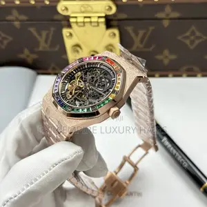 Automatic Audemars Piguet Chain Watch With Stones Body