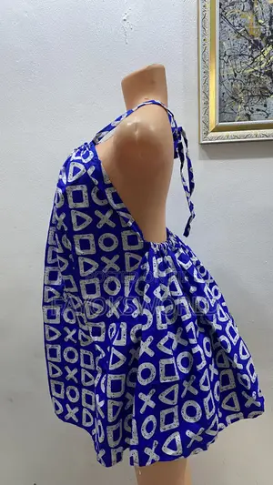 Ankara Low Back Gowns