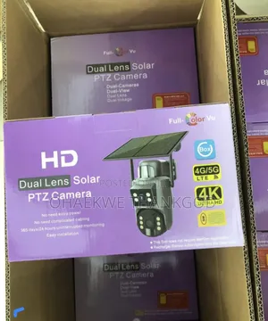 U Box Solar 4g PTZ Dual Lens Camera