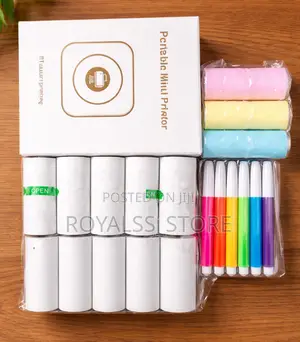 Mini Portable Printer With Full Accessories