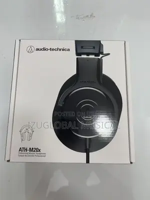 Original Audio-Technica Ath-M20x Closed-Back Monitor Headphones