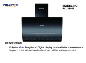 Polystar Plasma Range Hood – Smart Smoke & Odor Eliminator