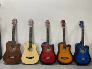 Quality Accoutic Box Guitar 38 " With Accessories