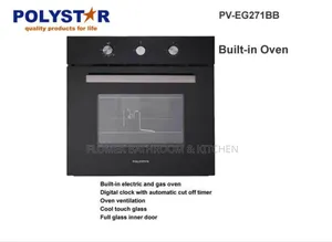 Polestar Gas Cooker & Oven With Digital Clock – Smart Kitchen Upgrade.