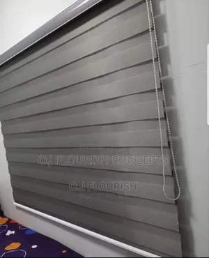 Shining Grey Window Blinds