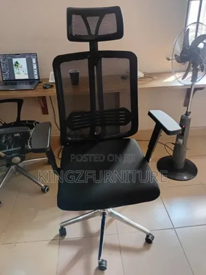 An Ergonomic High-Back Executive Swivel Office Chair