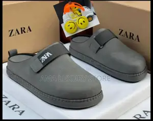Zara Luxury Designer Men's Suede Mules
