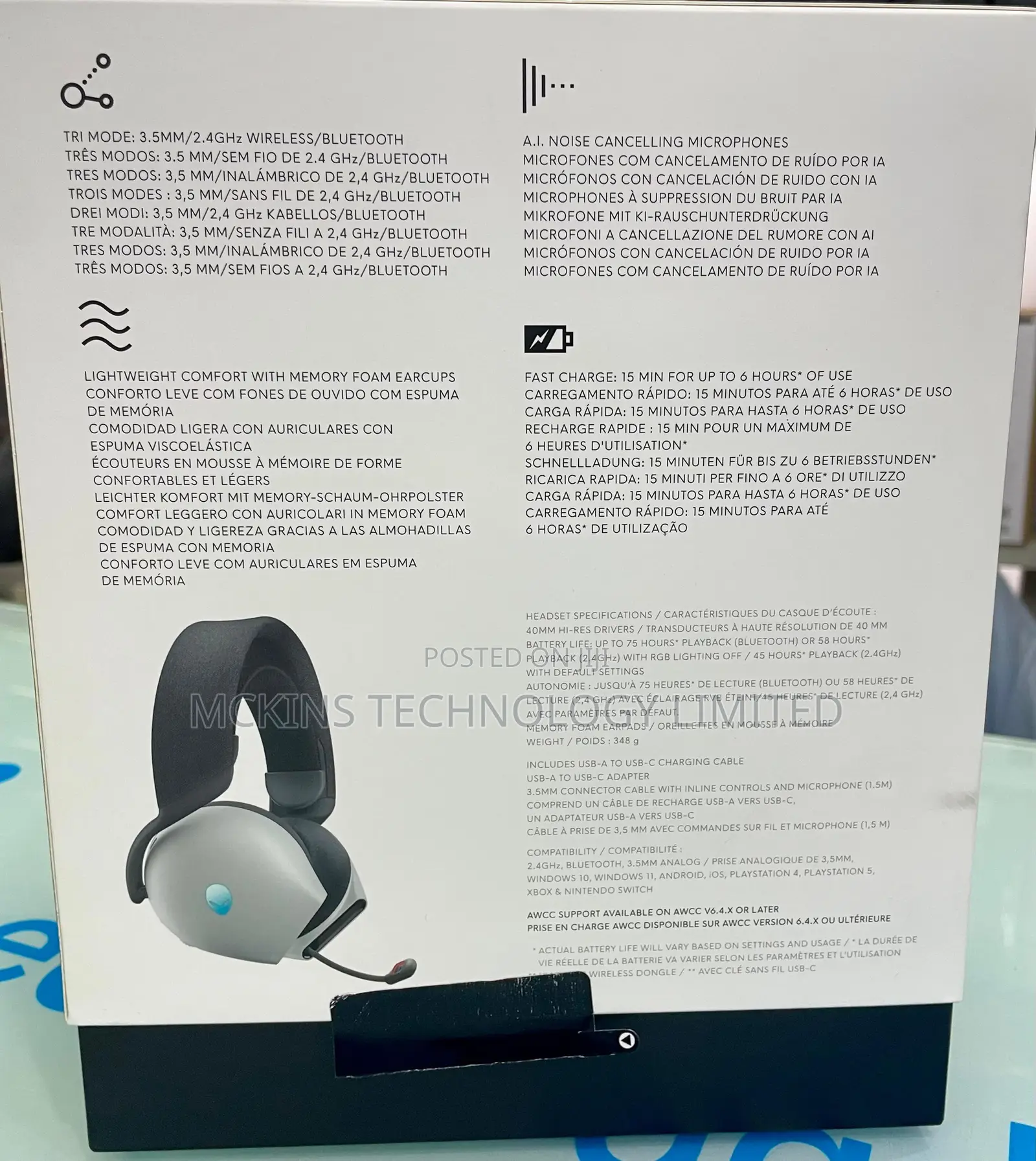 Alienware Tri-Mode Gaming Headset