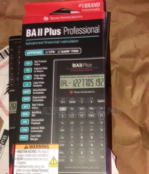 Texas Instruments Ba Ii Plus Professional Financial Calculator Origina