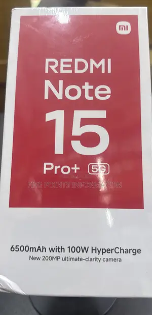 New Xiaomi Redmi Note 15 Pro+ 256 GB Black