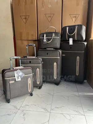 Genuine Leather Mont Blanc Set of 6 Traveling Box