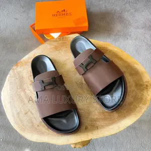 Hermes Luxury Men's Designer Slippers