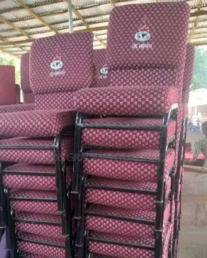 Red Banquet Chairs for Church