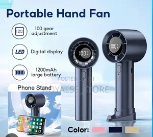 Portable Handheld Fan Speed(1-100) Adjustable Turbo Mini Fan