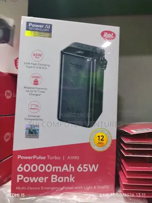 Itel 60000mah 65w Laptop Powerbank