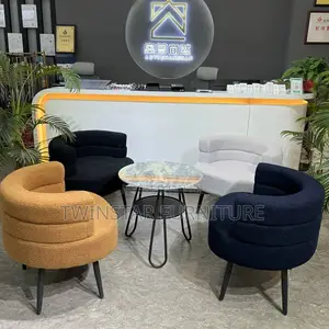 New Modern Fluxy Fabric Sofa Chair (Each)