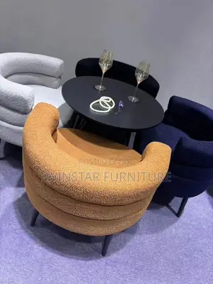 New Modern Fluxy Fabric Sofa Chair (Each)