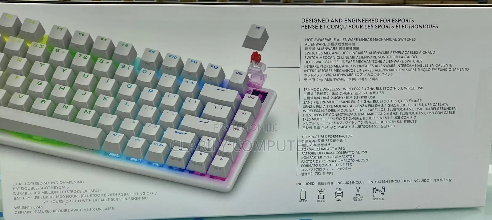 Aliienware Pro Wireless Gaming Keyboard