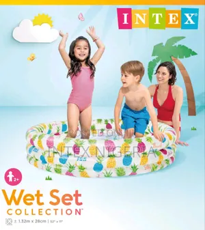 Intex Inflatable Kids Pineapple Splash Pool
