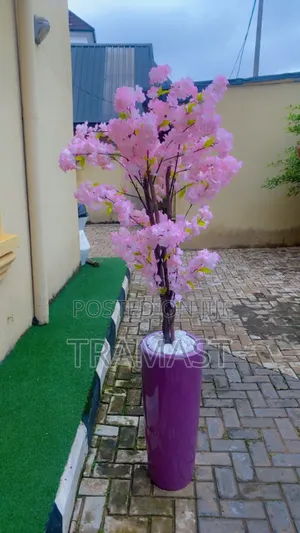 Cherry Blossom Artificial Tree With Corn Vase - Combo