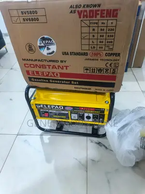 Elepaq Sv6800 Electric Power Generator 4.5kva