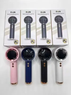 Turbo Handheld Fan: 100-Speed Cooling, 3000mah Battery