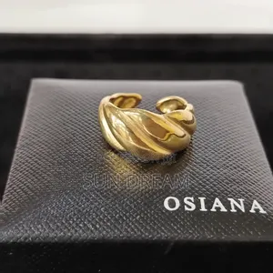 Stainless Steel Rings Golden Rings No Color Wash Lady Ring 27