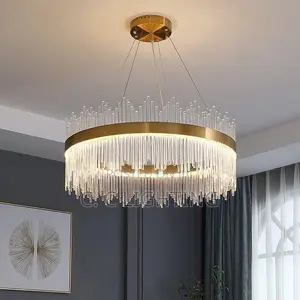 Luxury Led Drop Crystal Chandelier