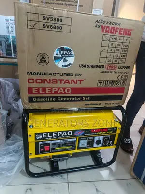 Elepaq Sv6800 Utility Power Generator
