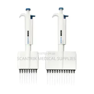 Reliable 12-Channel Adjustable Micropipette for Laboratory Precision