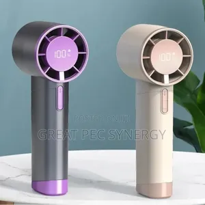 Digital Hand Held Mini Rechargeable Fan
