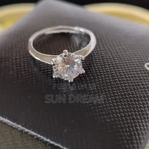 Women Diamond Rings Stainless Steel Rings Silver Ring Gift 35
