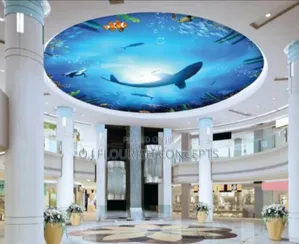 Bluish Stretch Ceiling