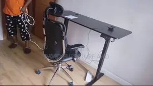 Adjustable Desk With Chair
