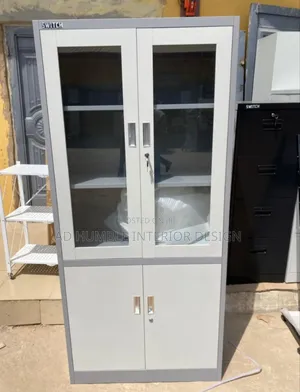 Half Glass Imported Filling Cabinet