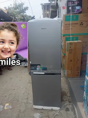 New Hisense 225l Bottom Freezer Double Door Fridge Faster Cooling