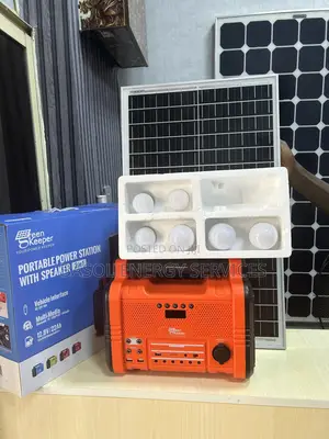 300w Dc Solar Generator With Bluetooth Speaker , Bulbs And Panels