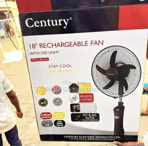 Century 18inches Rechargeable Standing Fan