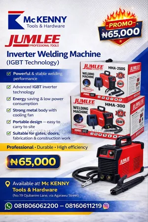 Jumlee 250a Inverter Welding Machine (Igbt Technology)