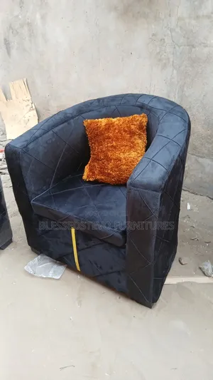 Single Sofa Chair Black Colour