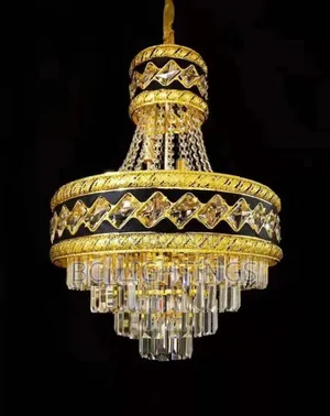 Luxury Crystal Chandelier Light With Remote Control Led and Bulb