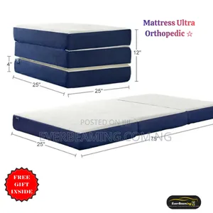 Orthopedic Foldable Mattress 2.3ft X 6ft