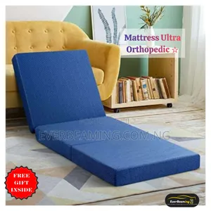 Orthopedic Foldable Mattress _ Blue _ 2.3ft X 6ft Orthopedic Mattress