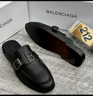 Leather Balenciaga Inspired Mules