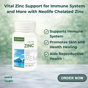 Chelated Zinc Supplement Immunity Booster