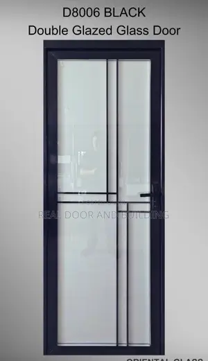 High Quality Double Glazed Toilet Glass Door.(563lsg)
