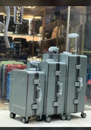 Set Of Quality Aluminum Frame Rubber Box