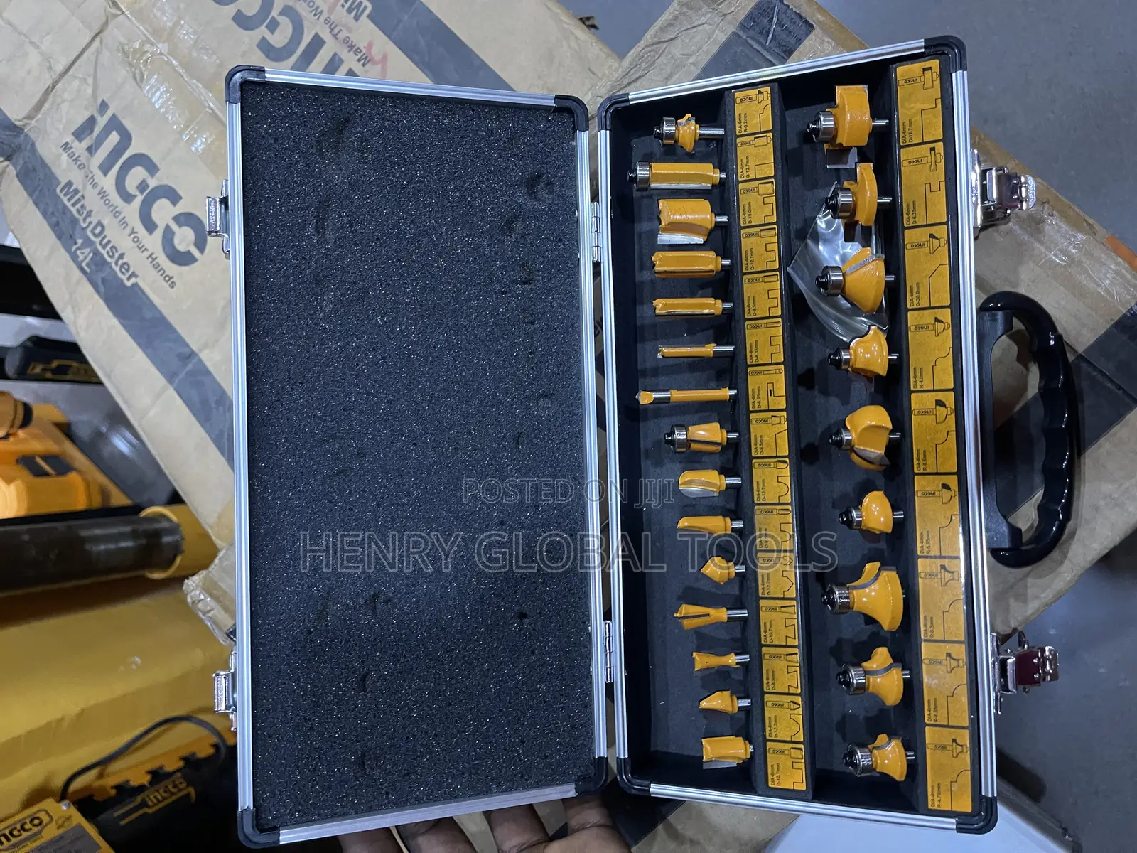 30pcs Ingco Router Bit Set