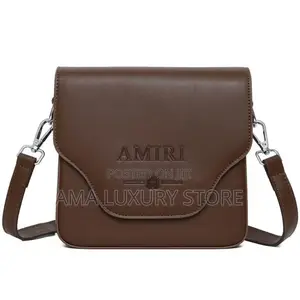 Amiri Genuine Leather Designer Men's Cross Bags