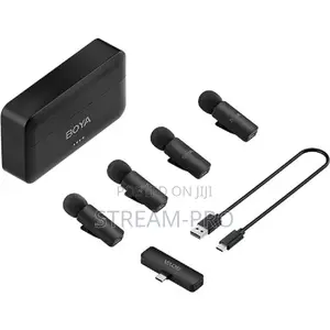 Boya By-v4u Ultracompact 4person Wirelessmicrophone System With Usb-c